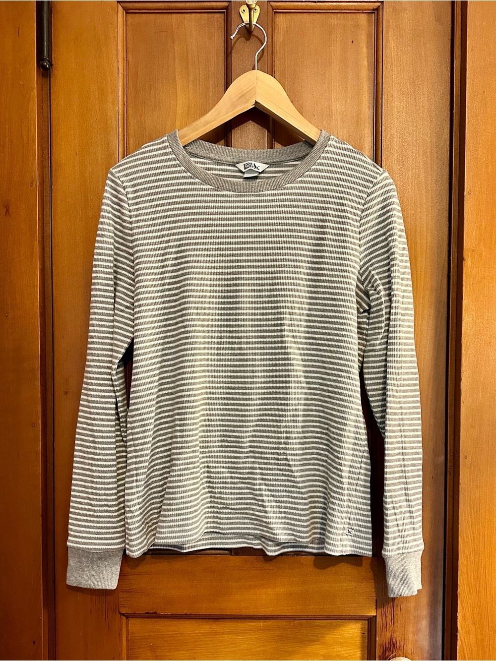 Eddie Bauer Striped Thermal Long-Sleeve Tee